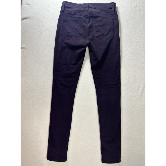 HUDSON Nico Midrise Skinny Purple Ombre Velvet Women's Ankle Pants Sz 24 - Picture 4 of 5